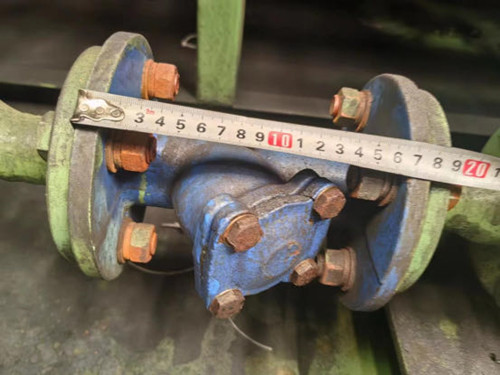 Y型過濾器DN50尺寸測量 Y型過濾器DN50尺寸測量